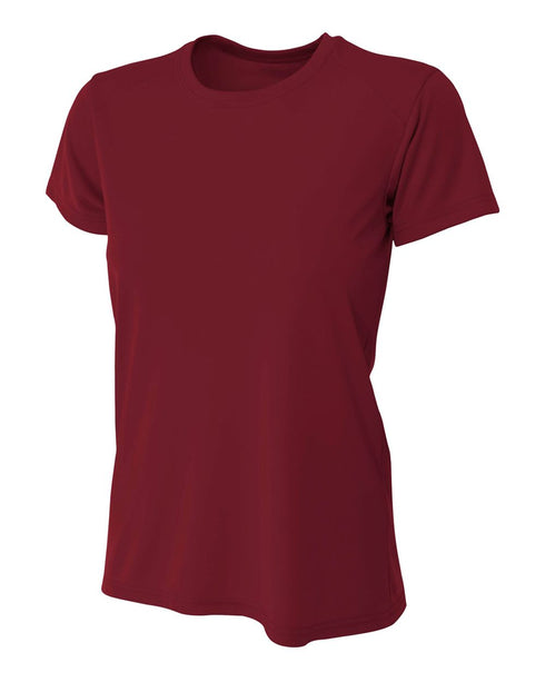 A4 Women's Cooling Performance Crew, Sizes 2XL-4XL (NW3201), Color 'Cardinal'